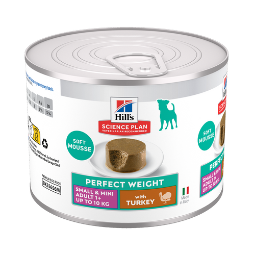 Science Plan Canine Adult Perfect Weight Mousse Small&mini Turkey - 200 G