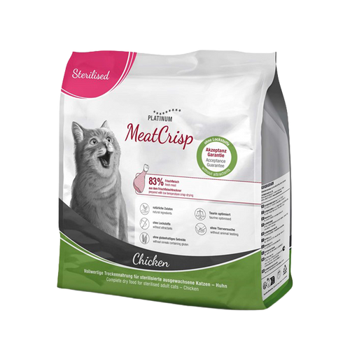 Platinum Cat Meatcrisp Sterilised Chicken - 0,4 KG