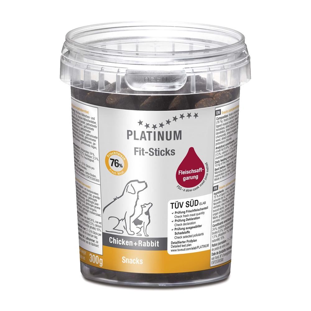 Platinum Fit-Sticks Chicken/Rabbit - 300 G | Endast 99 kr! - Zoogiganten