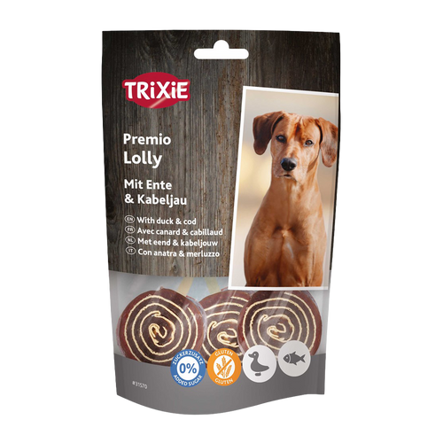 Premio Lolly med Anka & Torsk - 11 CM