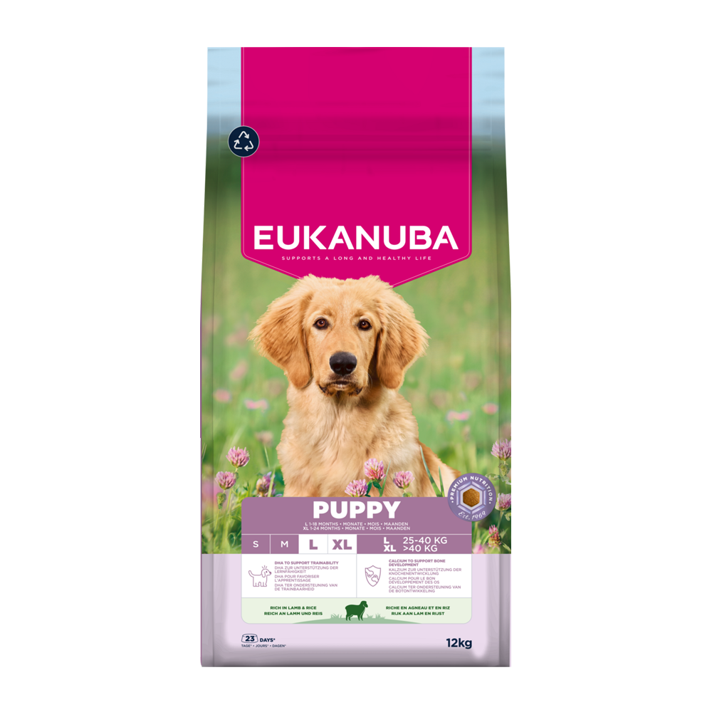 Euk Dog Puppy Sm/med Lamb & Rice - 12 KG