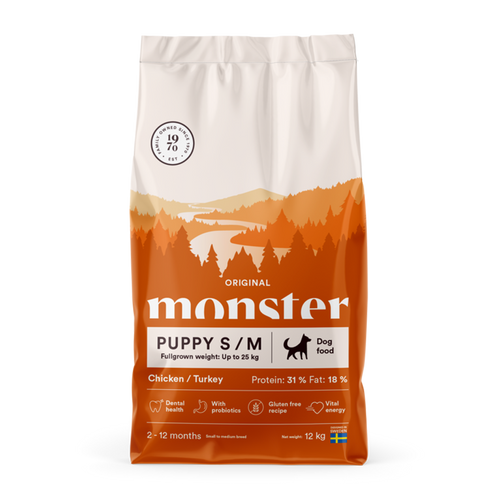 Monster Dog Orig. Puppy S/M Chick/Turkey