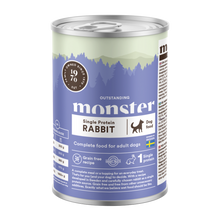 Monster Dog Adult Single Rabbit Burk - 400 G
