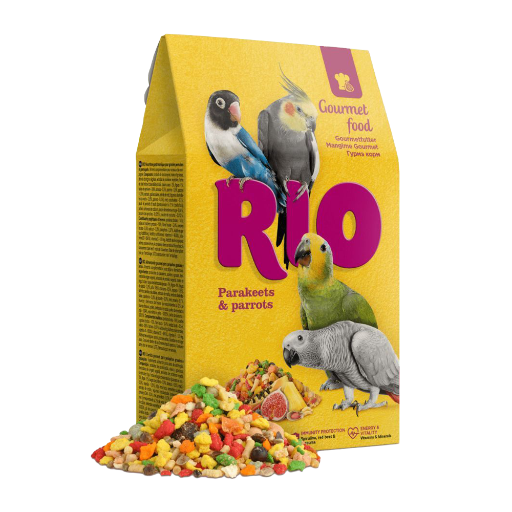 Rio Gourmet för parakit och papegoja - 250 g