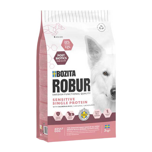 Bozita Robur Adult Sensitive SP Salmon & Rice