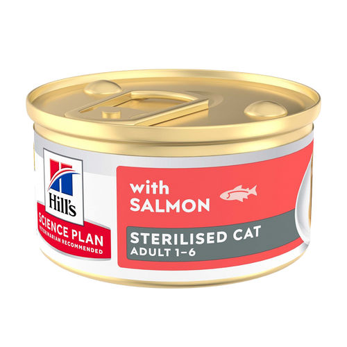 Hill's Science Plan Sterilised Cat Adult Mousse med lax  - 85g