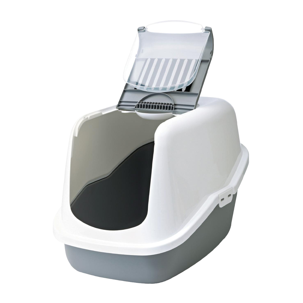 Nestor Kattetoilet VIt/Grå - 56x39x38,5 CM