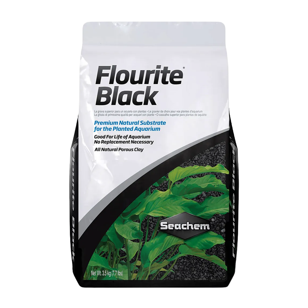 Seachem Flourite Black (2–9 mm) - 3.5 KG