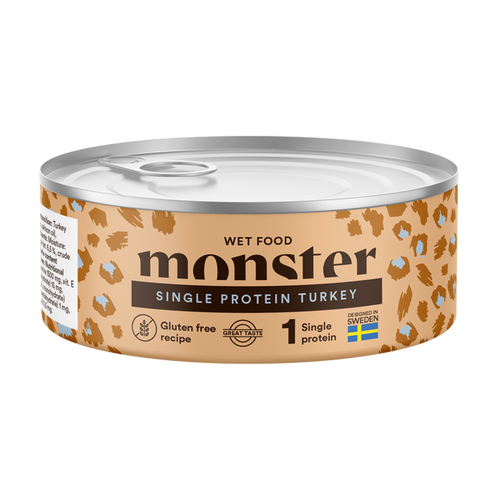 Monster Cat Adult Single Turkey Burk 100 g (12/frp)