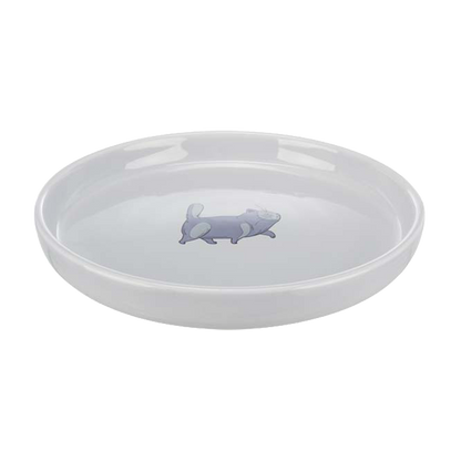 Skål Fat Cat Låg/Bred Keramik - 0.6 L