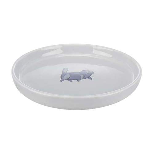 Skål Fat Cat Låg/Bred Keramik - 0.6 L