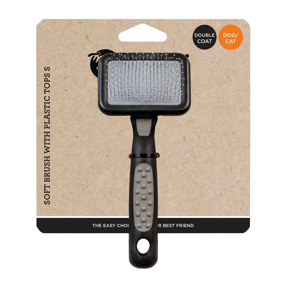 Soft Brush With Plastic Tops