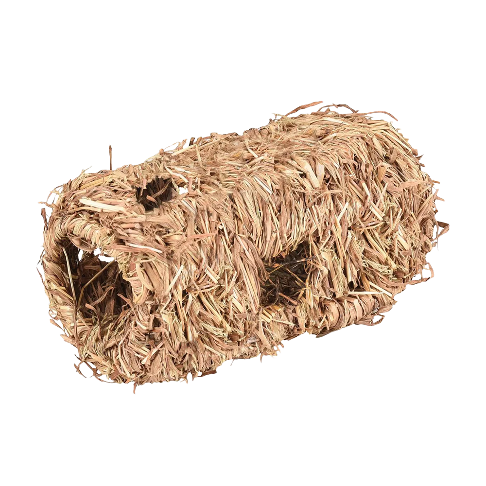 Flamingo Sovtunnel i gräs hamster -  21 x 6 cm