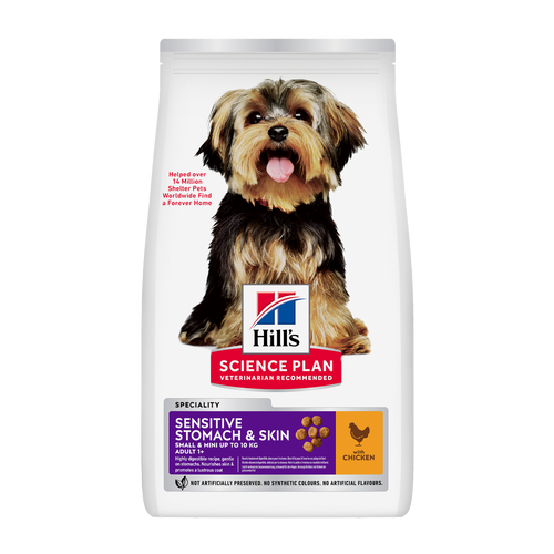Science Plan Canine Adult Sen.stomach&skin Small&mini Chicken - 1.5 KG