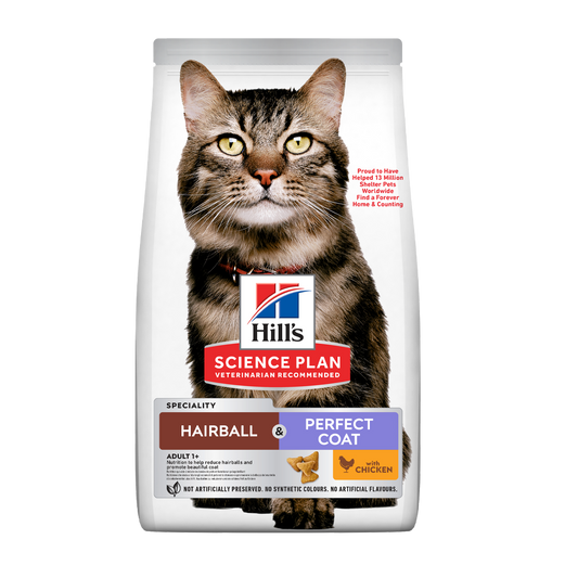 Science Plan Feline Adult Hairball + Pc - 1.5 KG