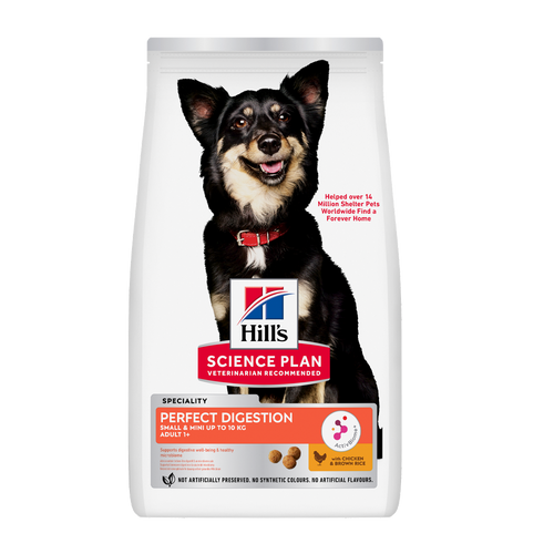 Science Plan Canine Adult Perfect Digestion Small&mini With Chicken & Brown Rice