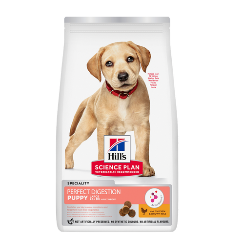 Science Plan Puppy Perfect Digestion Large Breed With Chicken & Brown Rice - 12 KG