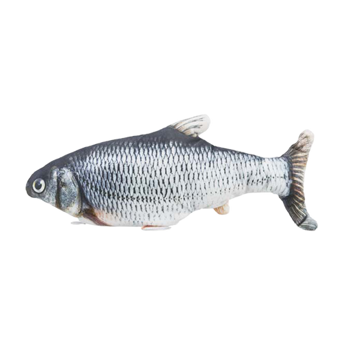 Fisk Sprattlande Tyg Catnip - 30 CM