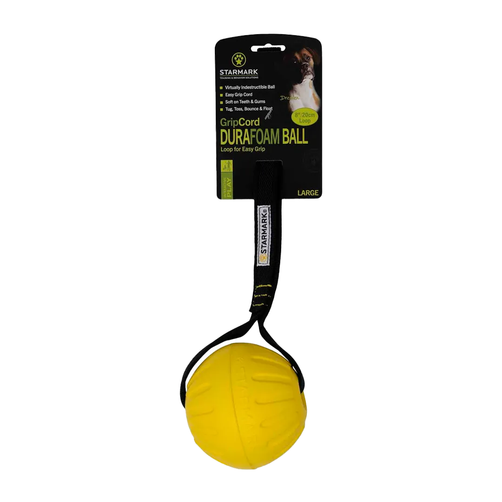 Starmark Gripcord Durafoam Ball Loop med L - 9x9x34,5 CM