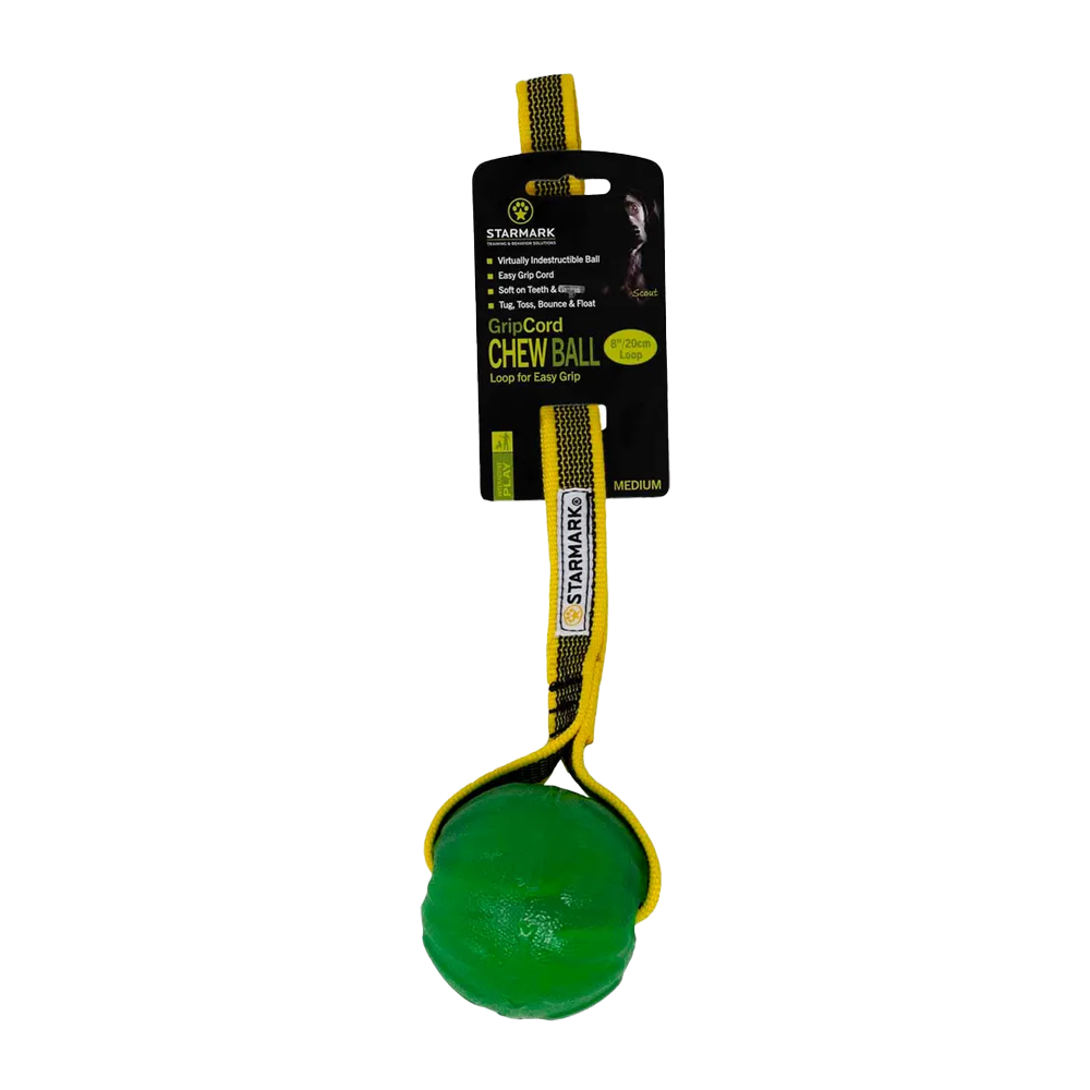 Starmark Gripcord Chew Ball Loop M - 6,5x7x32 CM