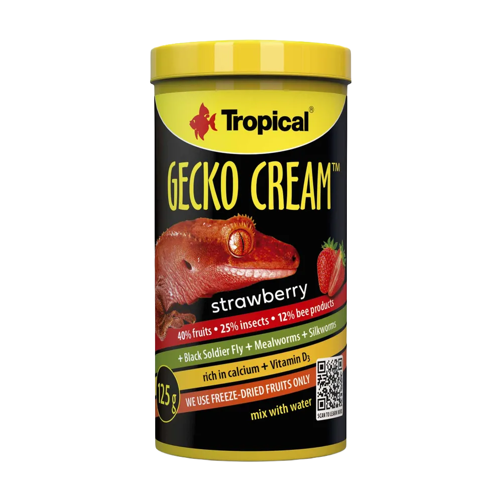 Tropical Gecko Cream Jordgubbe - 100 ML