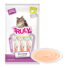 Truly Cat Creamy Lickable Räkor & Torsk - 70 g