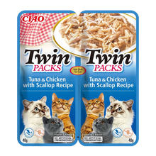 Twin Packs Tuna/Chicken In Scallop Broth - 2x40 G