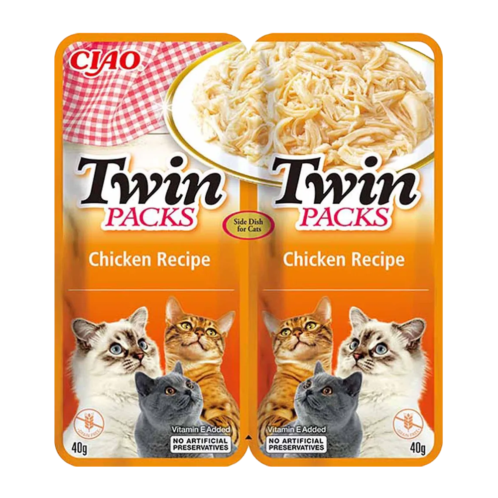 Twin Packs Chicken In Chicken Broth - 2x40 G