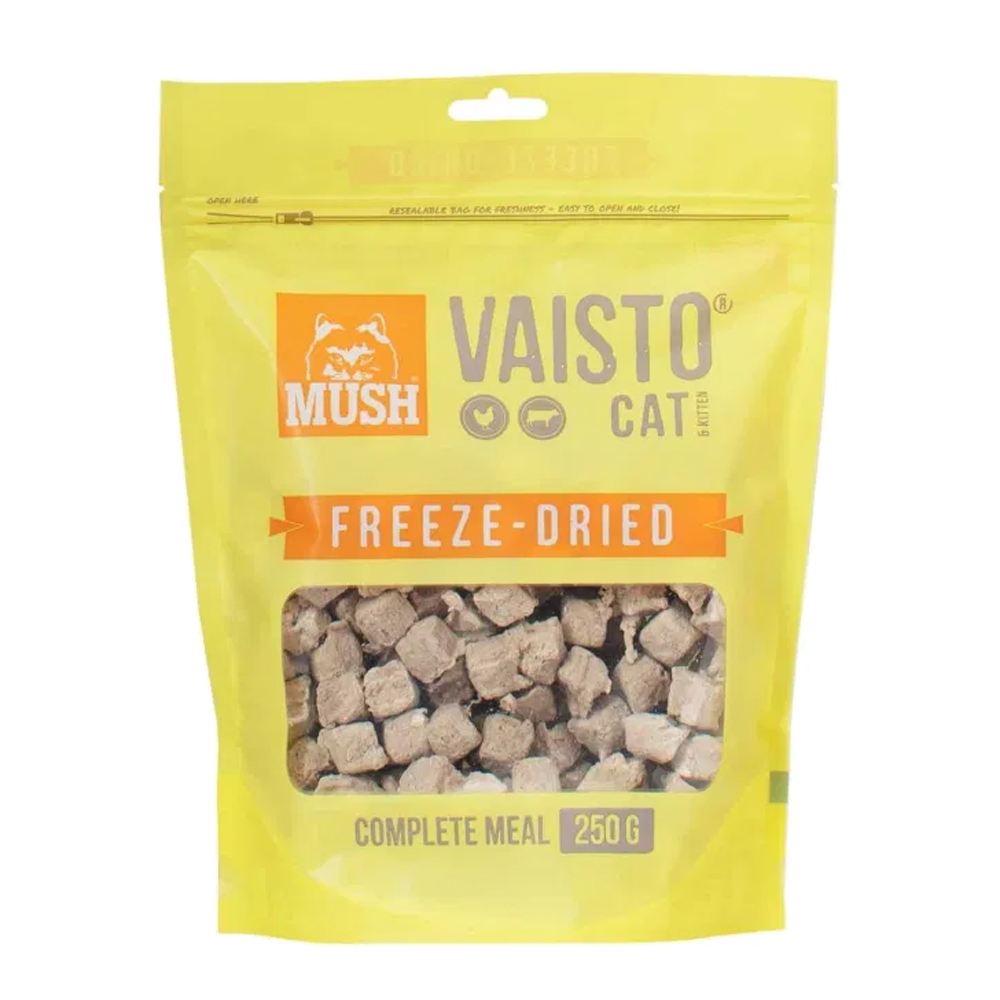 Mush Vaisto Katt Kyckling & Nöt Frystorkat - 250 G | Endast 199 kr! - Zoogiganten