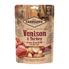 Carnilove Freeze-Dried Raw Snacks Vilt & Kalkon – 60 G