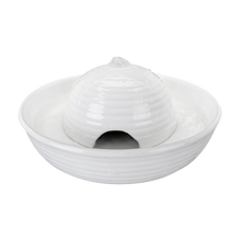 Vattenfontän Vital Flow Mini Keramik Vit - 0.8 L
