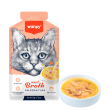 Wanpy Cat Meat Broth Tuna & Salmon - 50 G