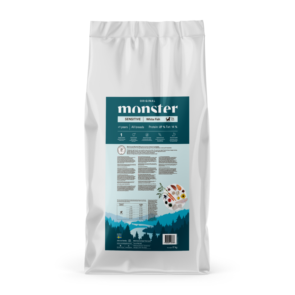 Monster Dog Orig. Sensitive White Fish