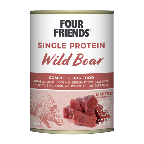 FourFriends Dog Wild Boar Can - 400 g